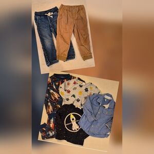 Kids Space-Themed Matching Set Size 2-3 Years